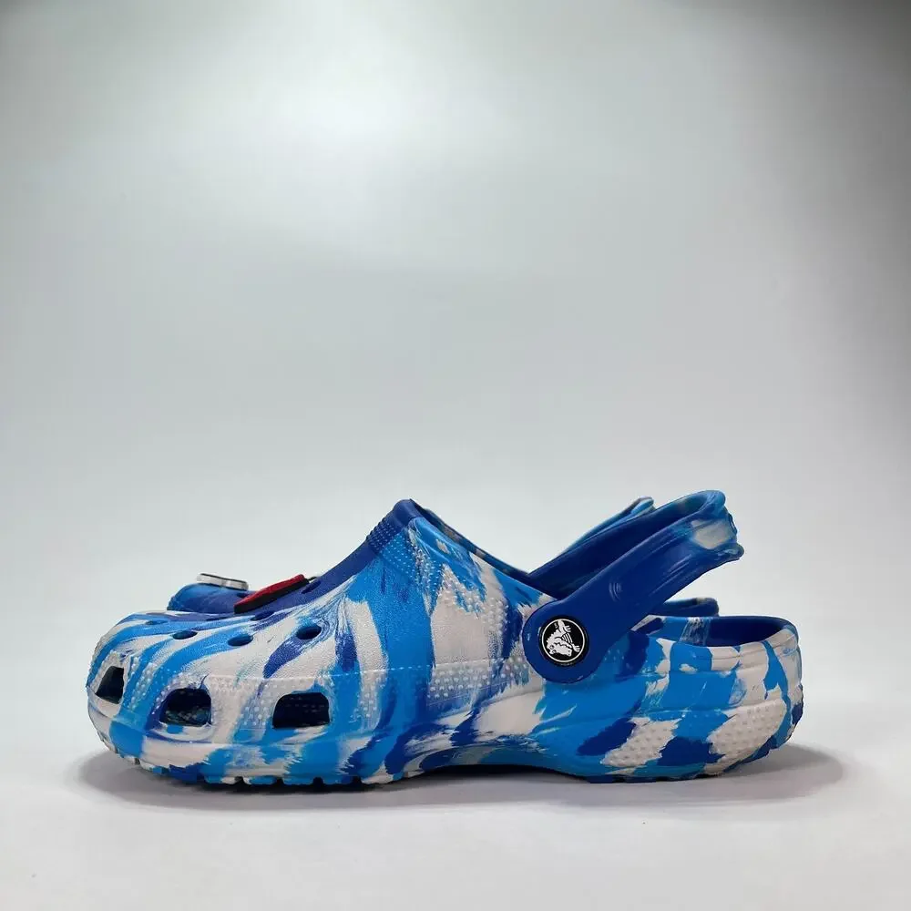 CROCS blue white